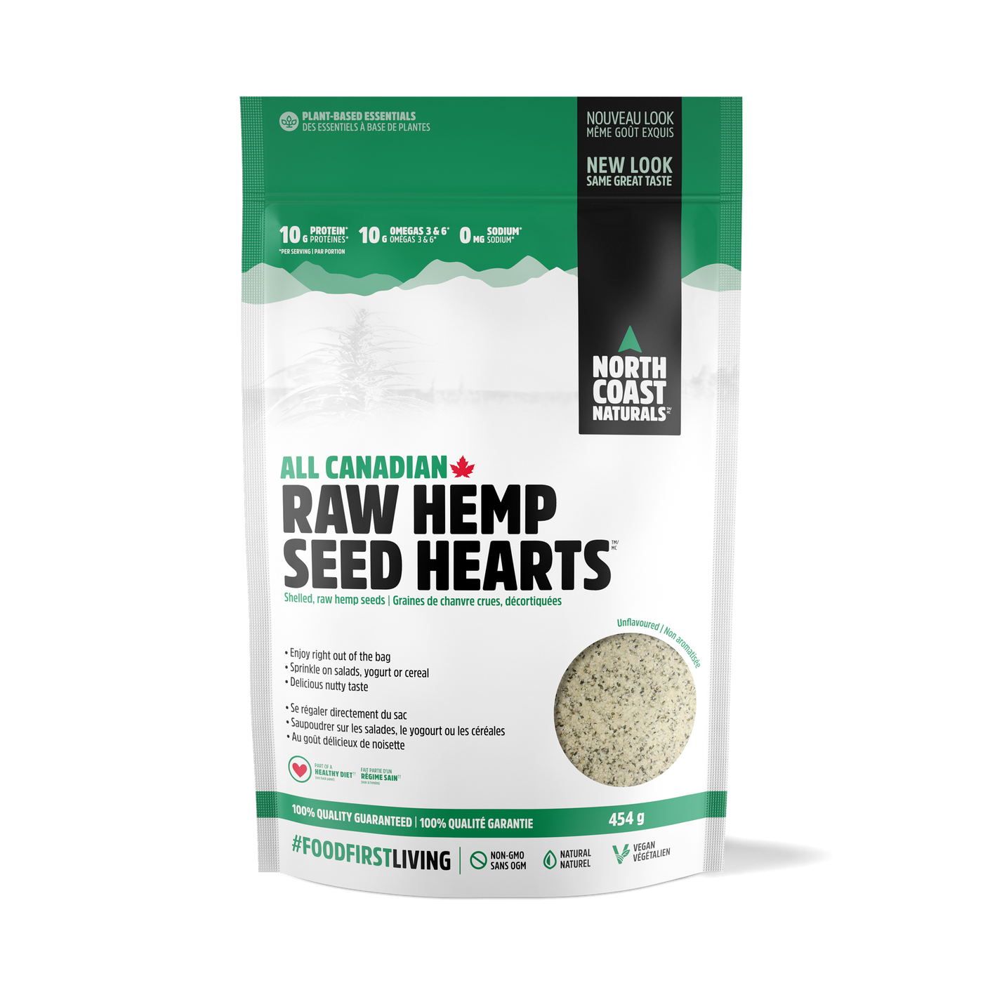 All Canadian Raw Hemp Seed Hearts