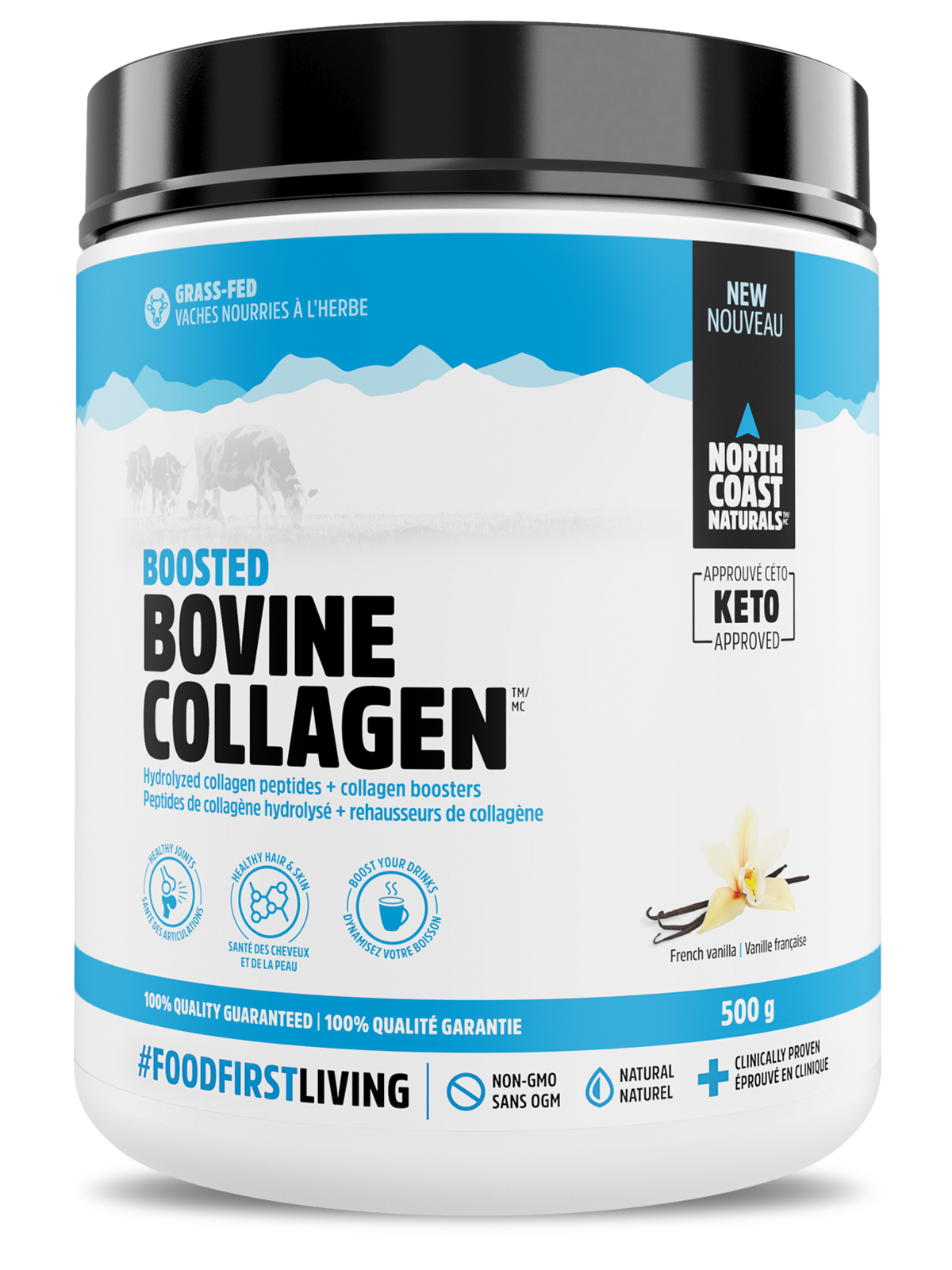 Boosted Bovine Collagen - 500g - Unflavoured