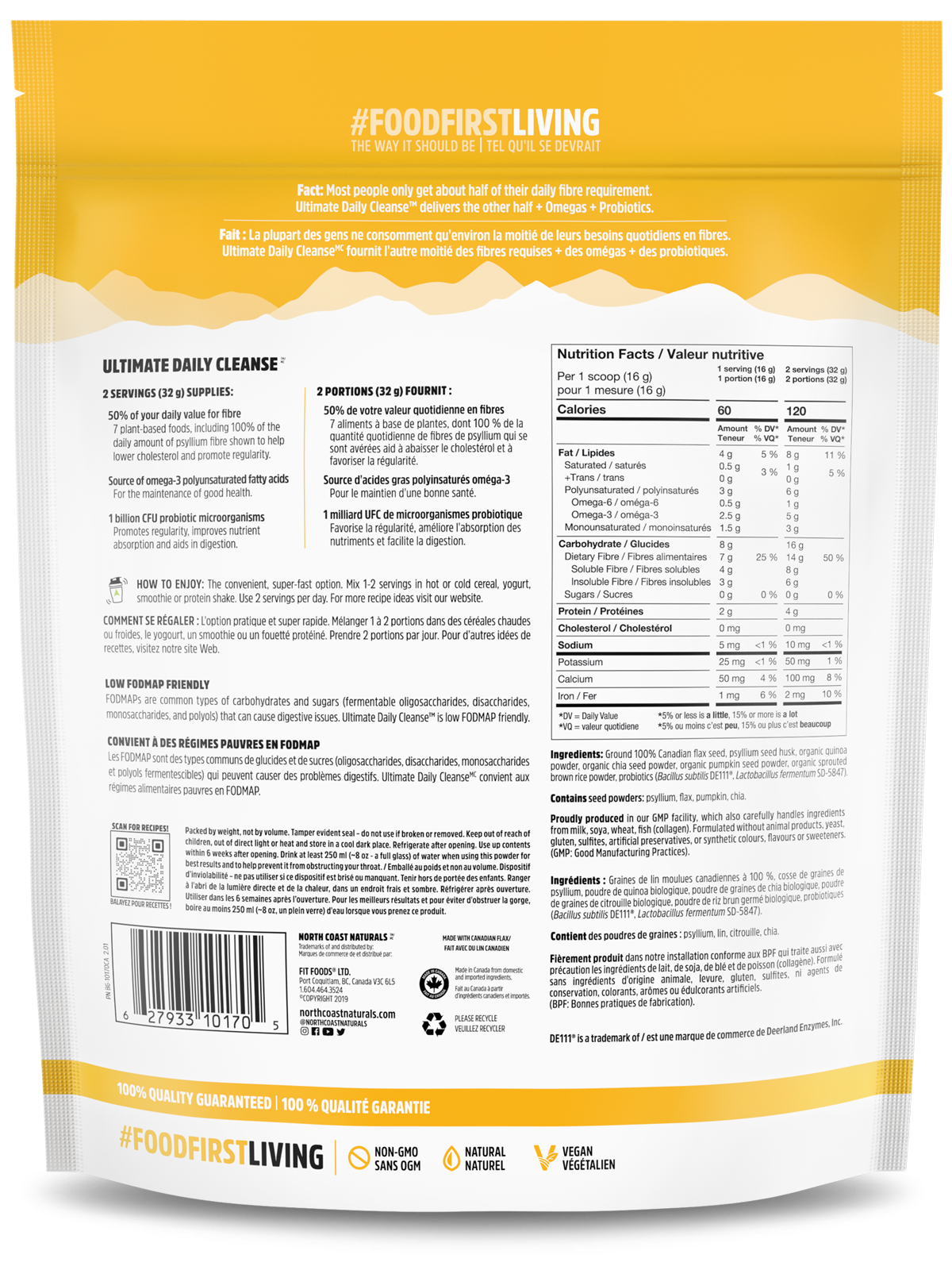 Ultimate Daily Cleanse - 1kg - Unflavoured