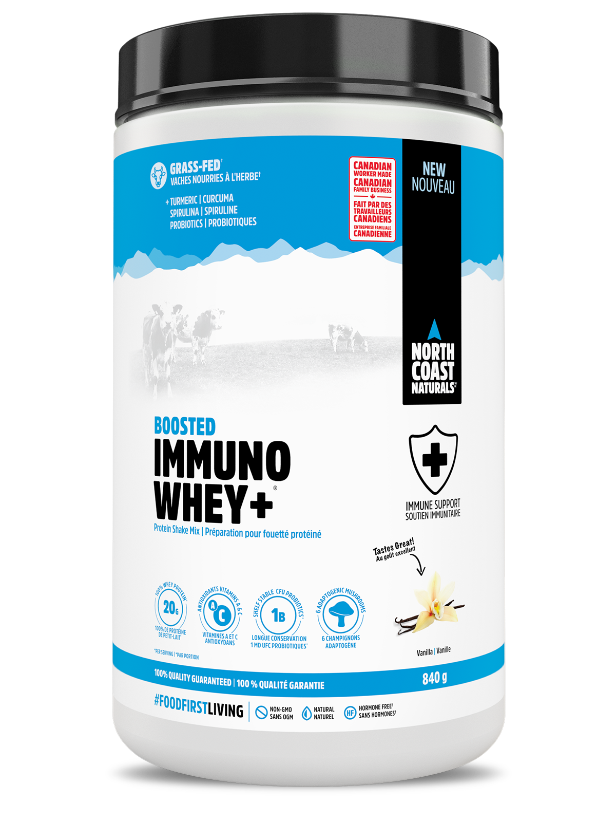 Boosted Immuno Whey - 840g - Vanilla