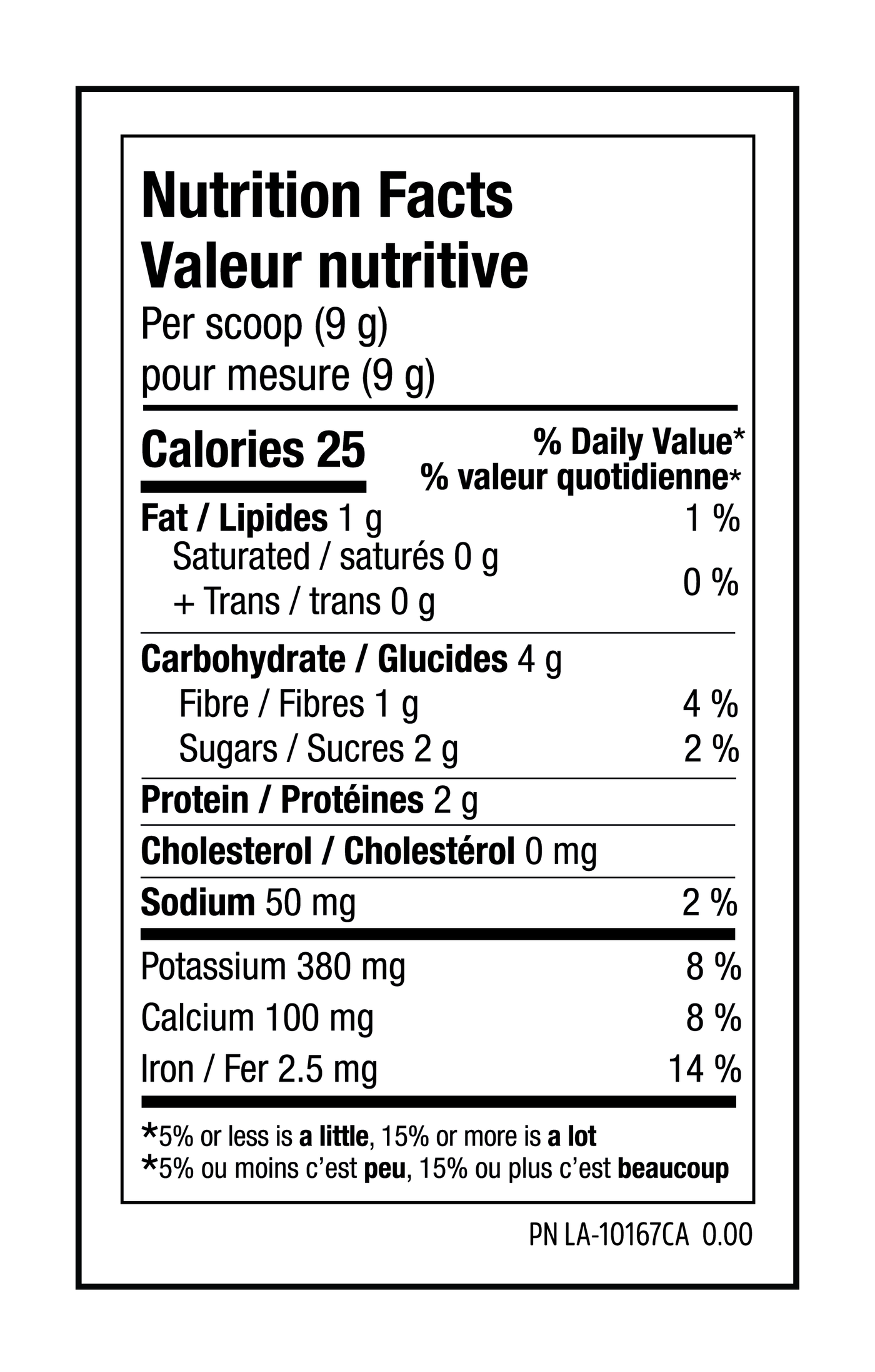 Ultimate Daily Greens - Chocolate - Nutrition Facts