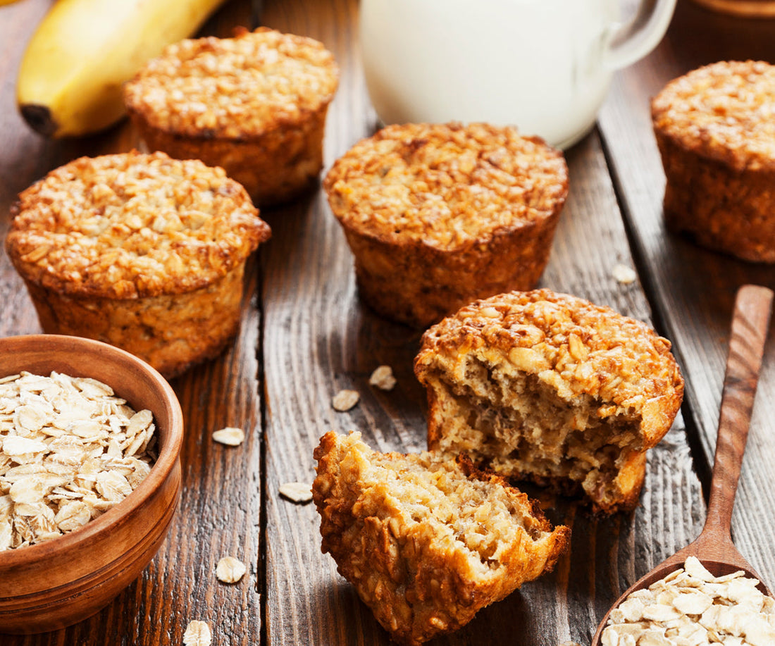 Banana Oatmeal Muffins