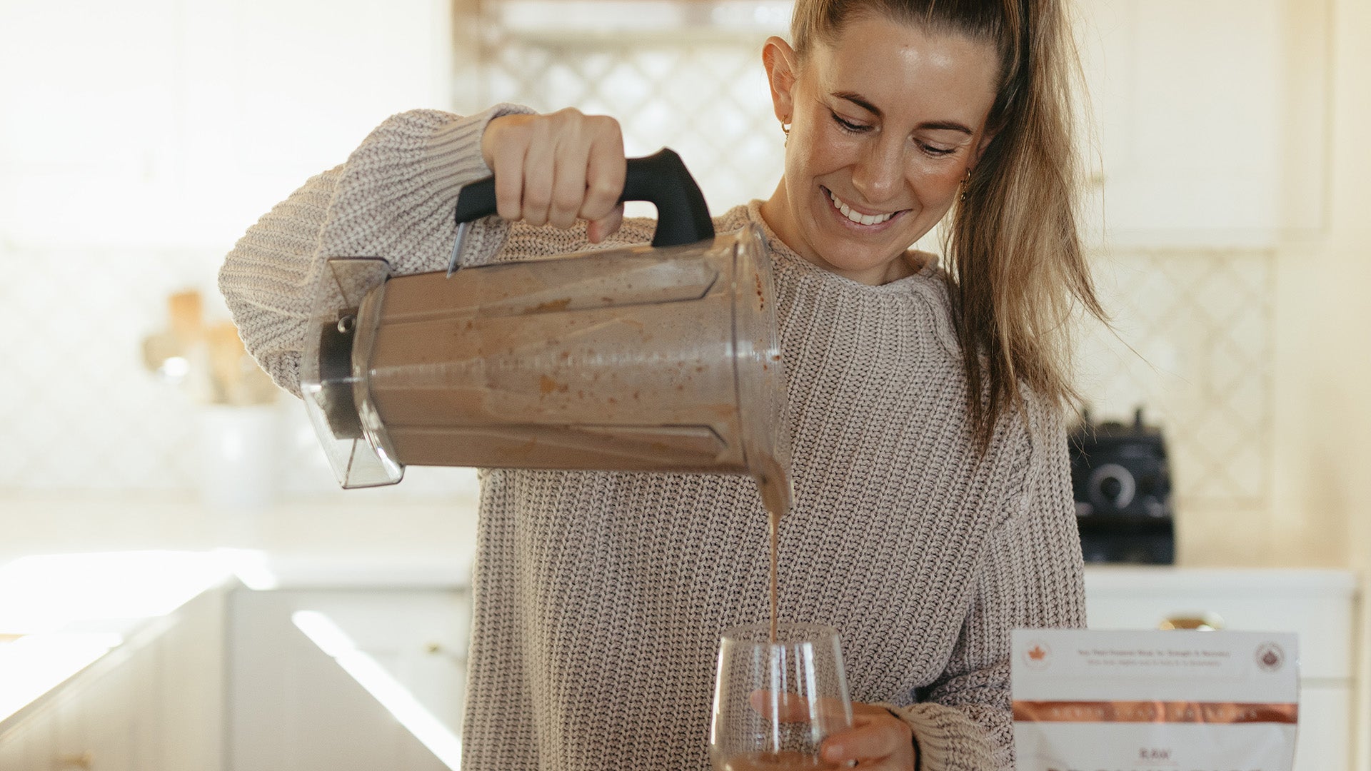 Chocolate Almond Butter Smoothie