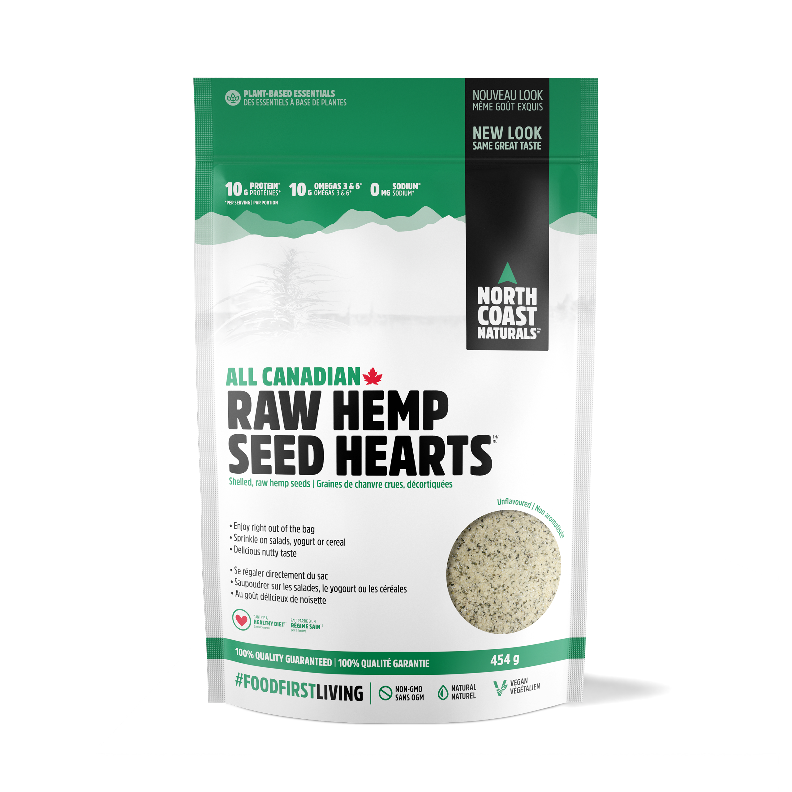 All Canadian Raw Hemp Seed Hearts