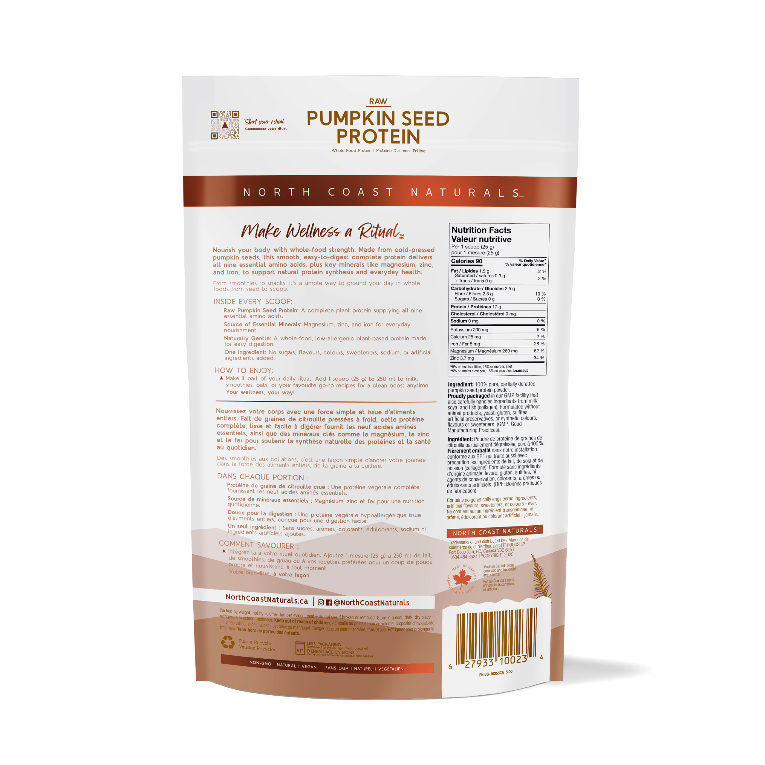 Raw Pumpkin Protein