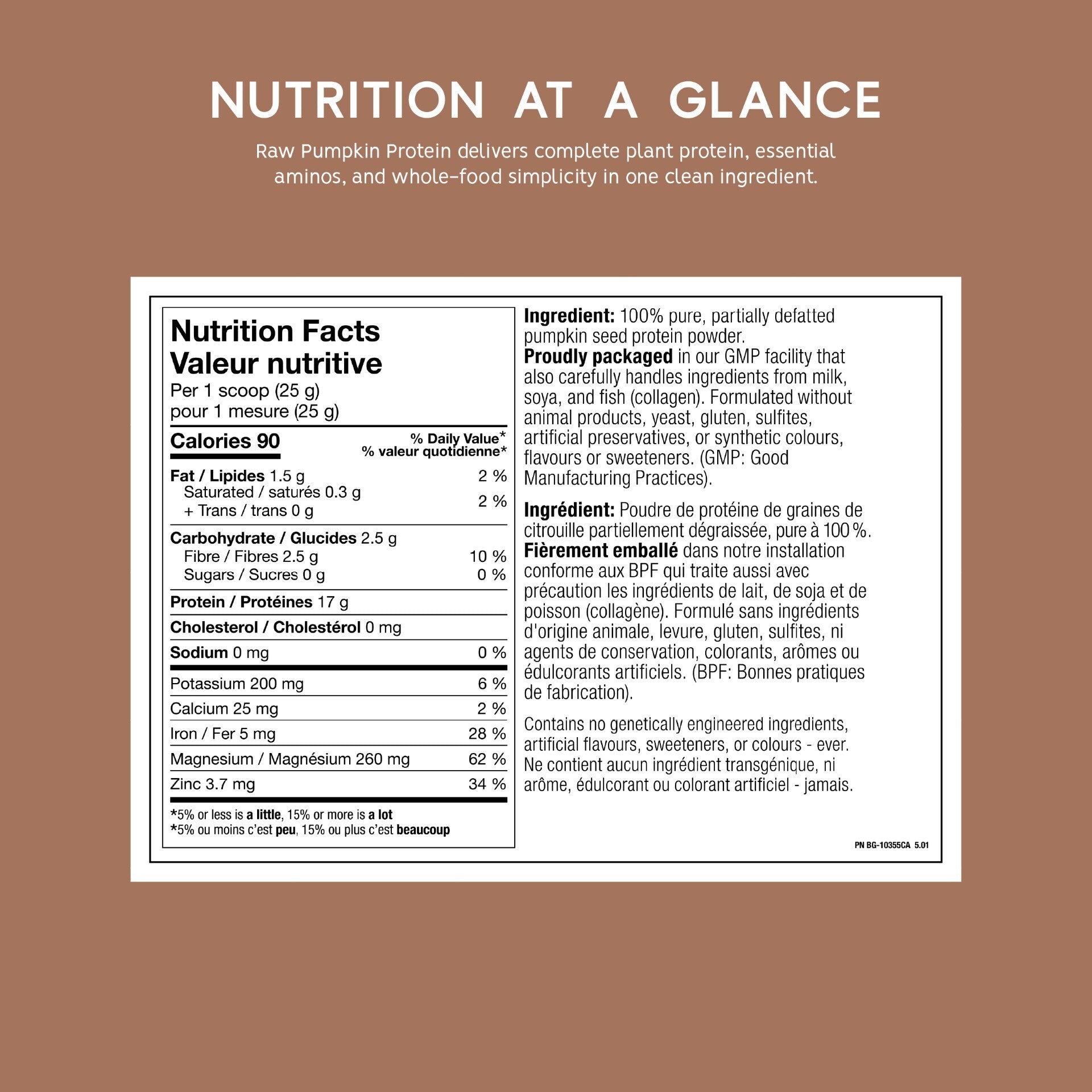 Raw Pumpkin Protein