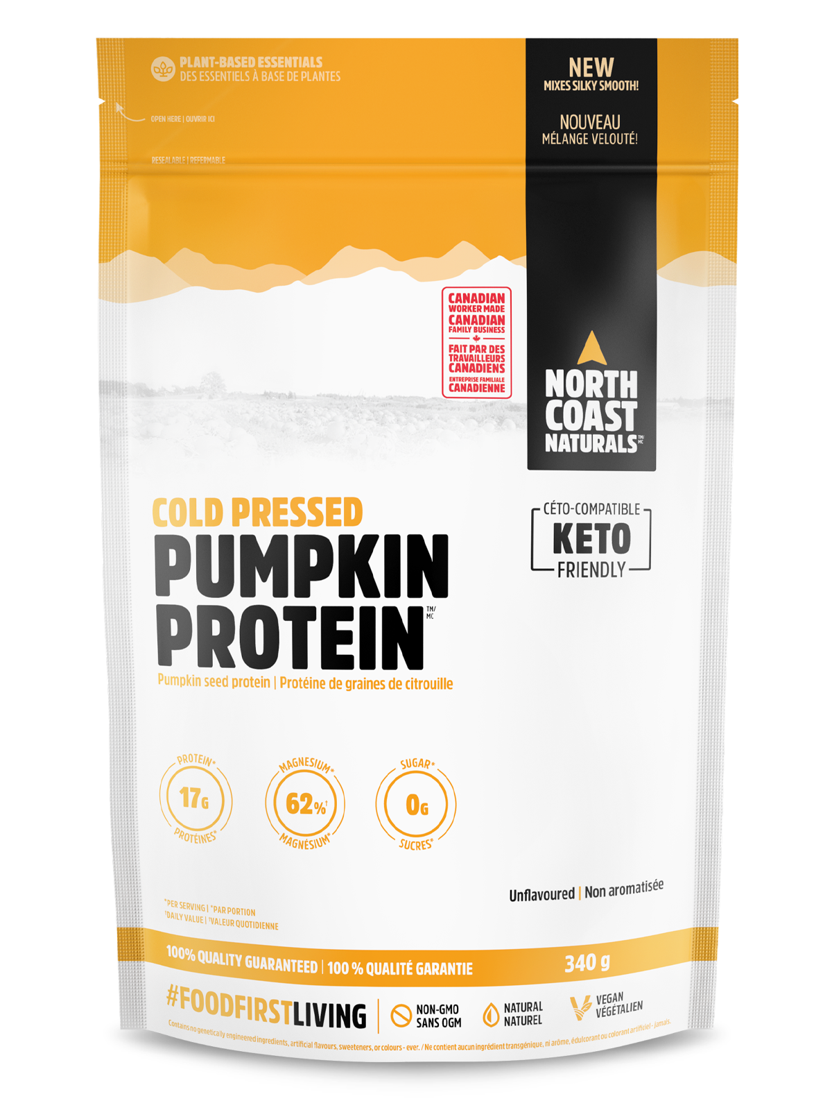 Cold Pressed Pumpkin Protein - 340g - Unflavoured