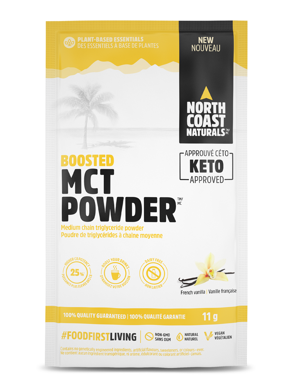 Boosted MCT Powder - 11g - French Vanilla