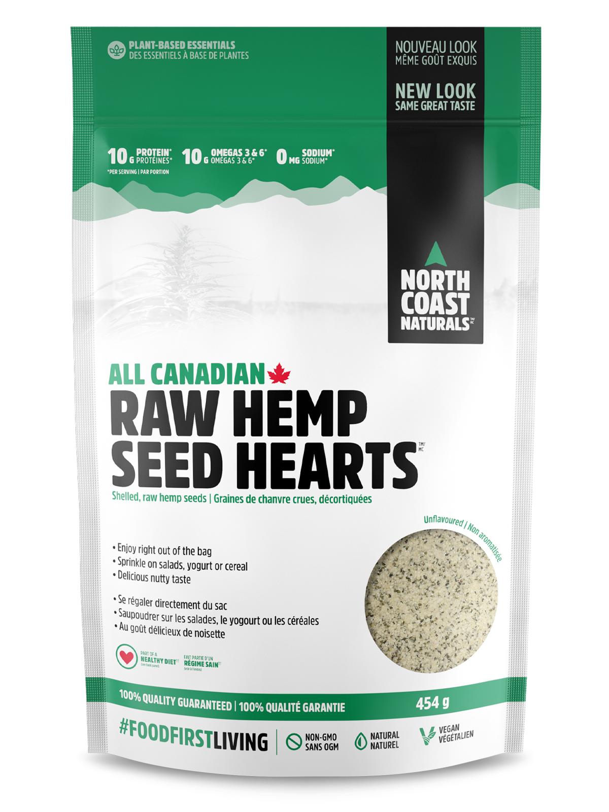 Raw Hemp Seeds Hearts - 454g