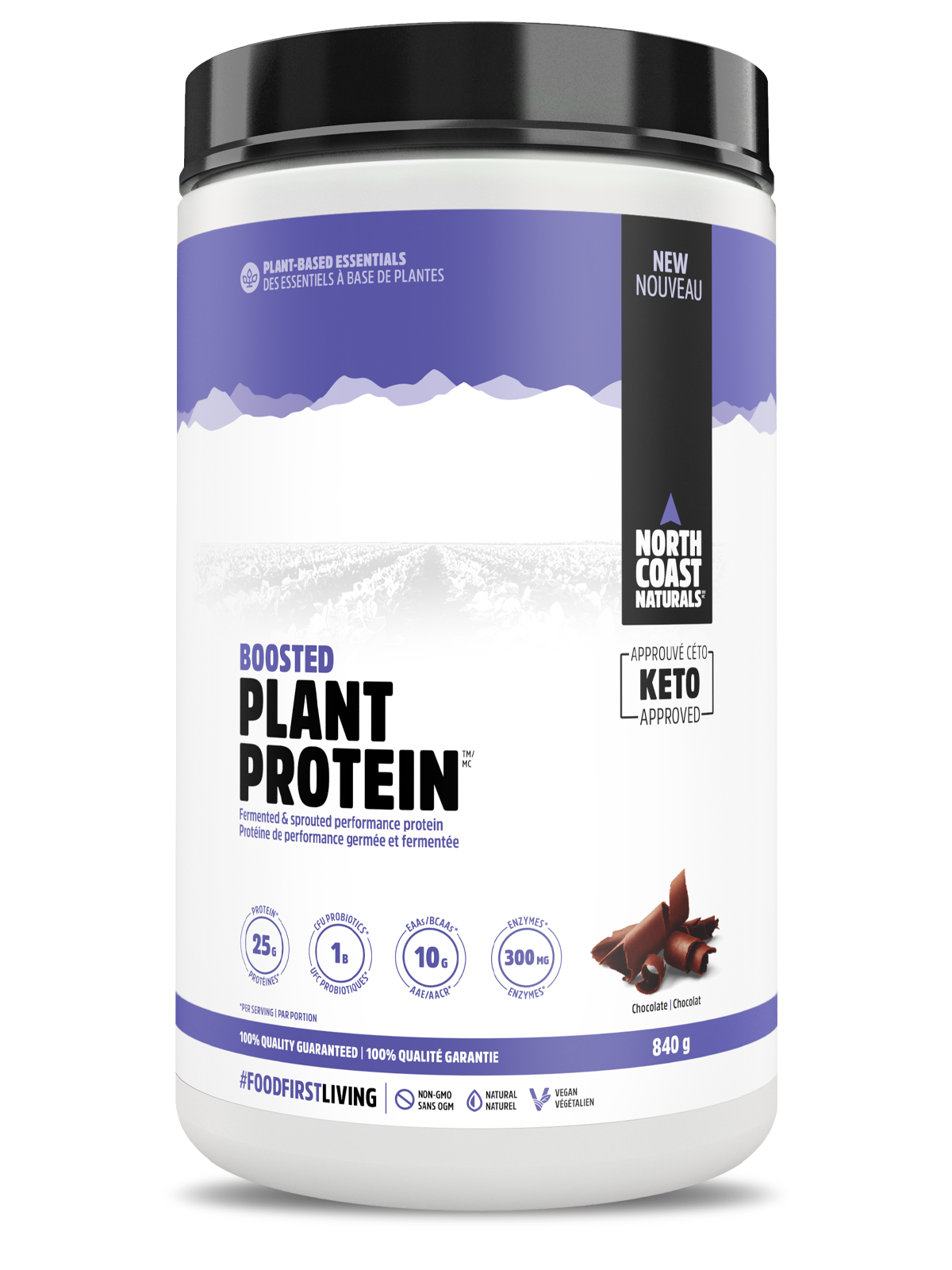 Boosted Plant Protein - 840g. - Chocolate