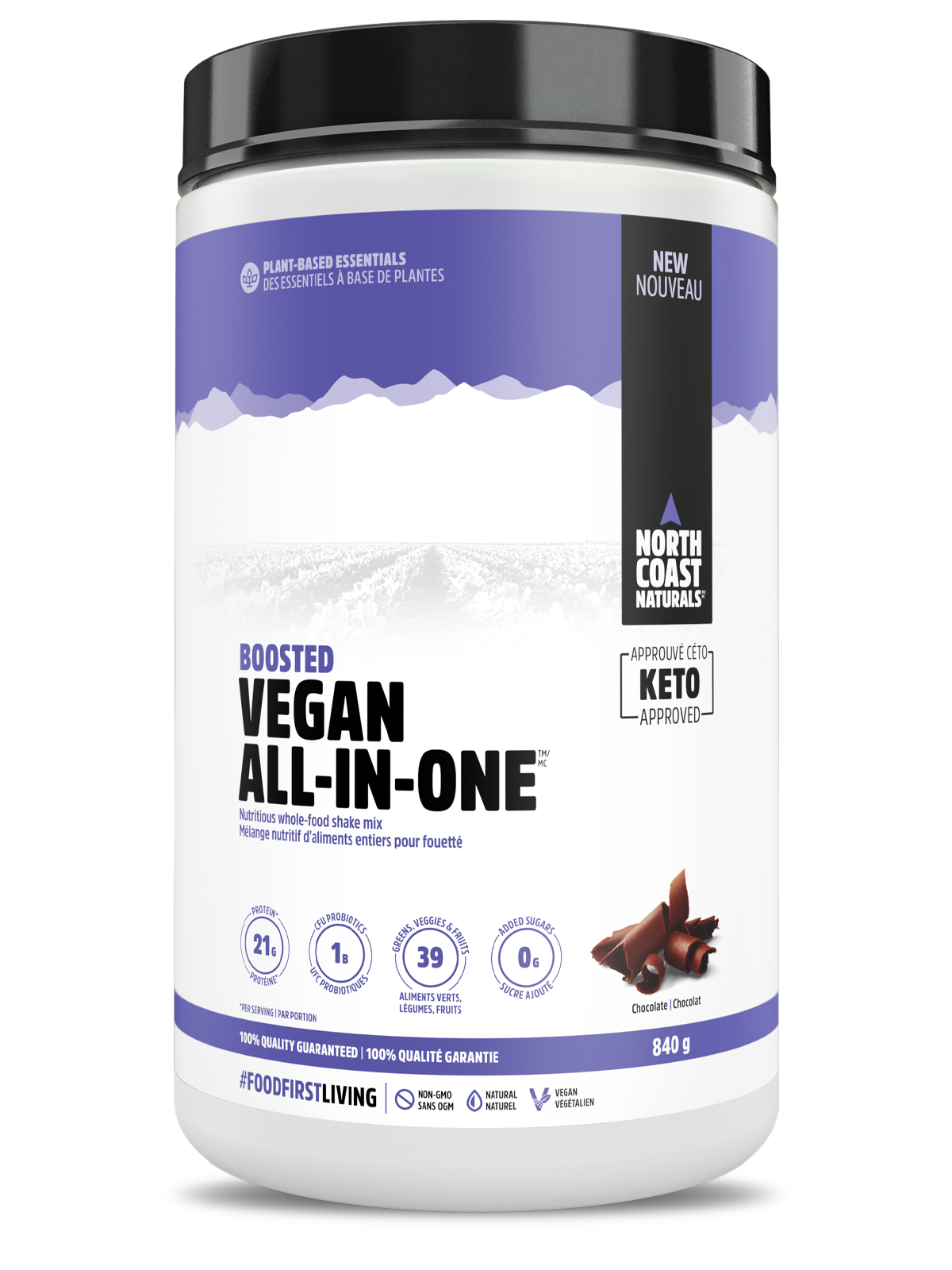 Boosted Vegan All-in-one - 840g - Chocolate