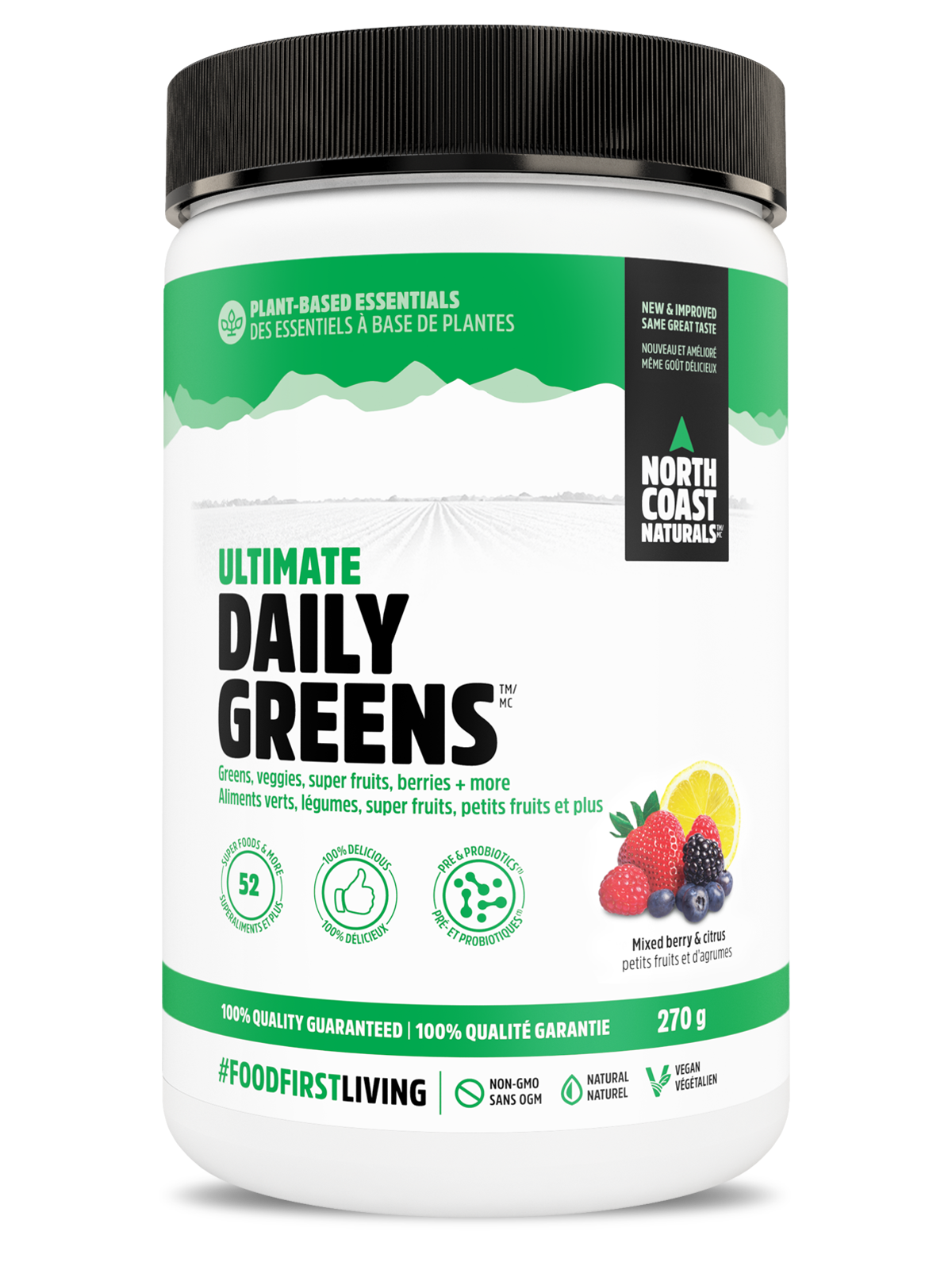 Ultimate Daily Greens - 270g - Mixed Berry & Citrus