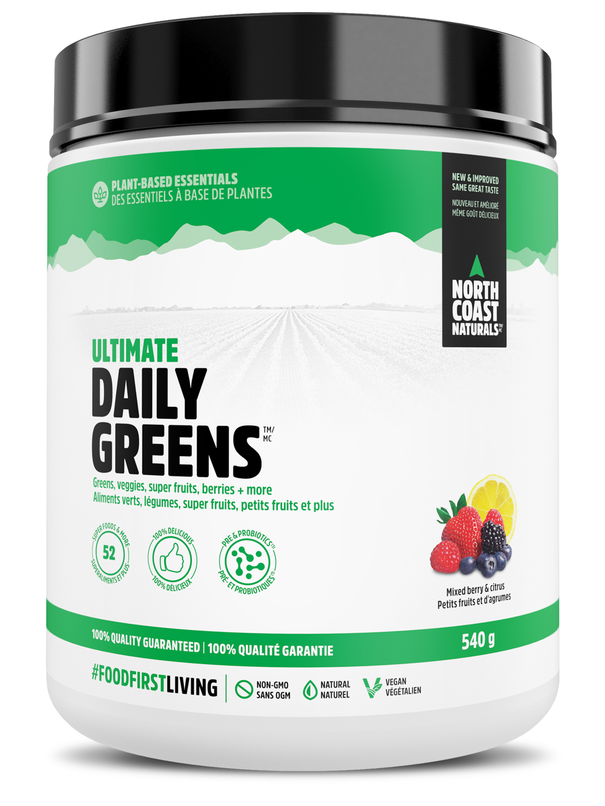 Ultimate Daily Greens - 540g - Mixed Berry & Citrus
