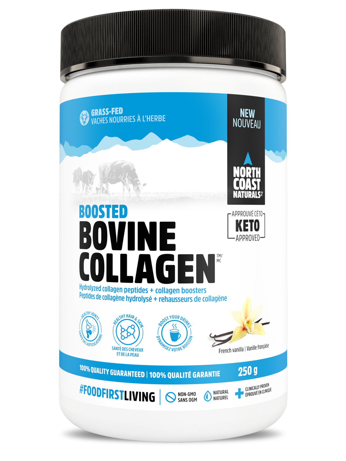 Boosted Bovine Collagen - 250g - Vanilla