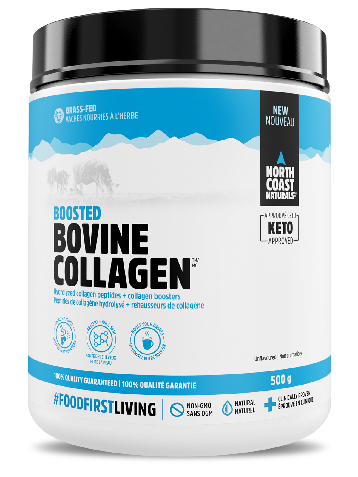 Boosted Bovine Collagen - 500g - Unflavoured