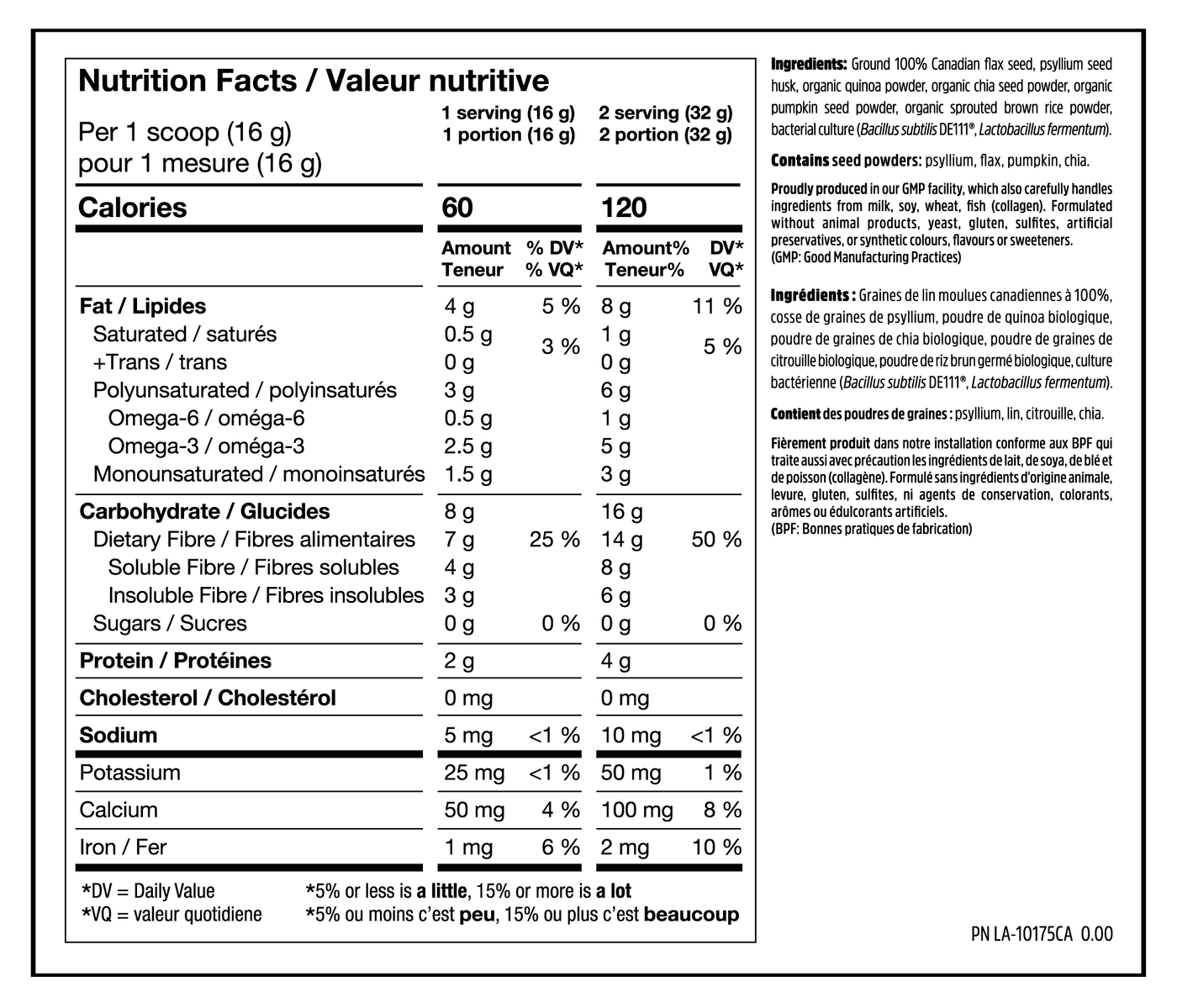 Ultimate Daily Cleanse - Nutrition Facts